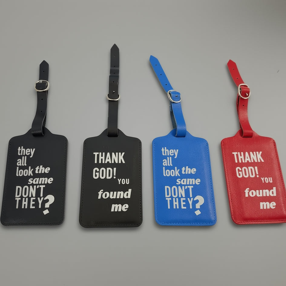 LEATHER LUGGAGE TAGS