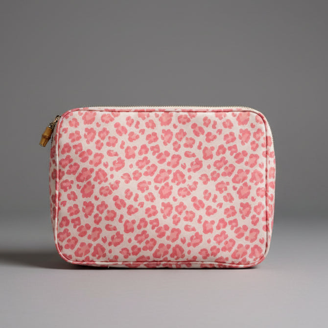 LEOPARD INSPIRED COSMETIC BAG
