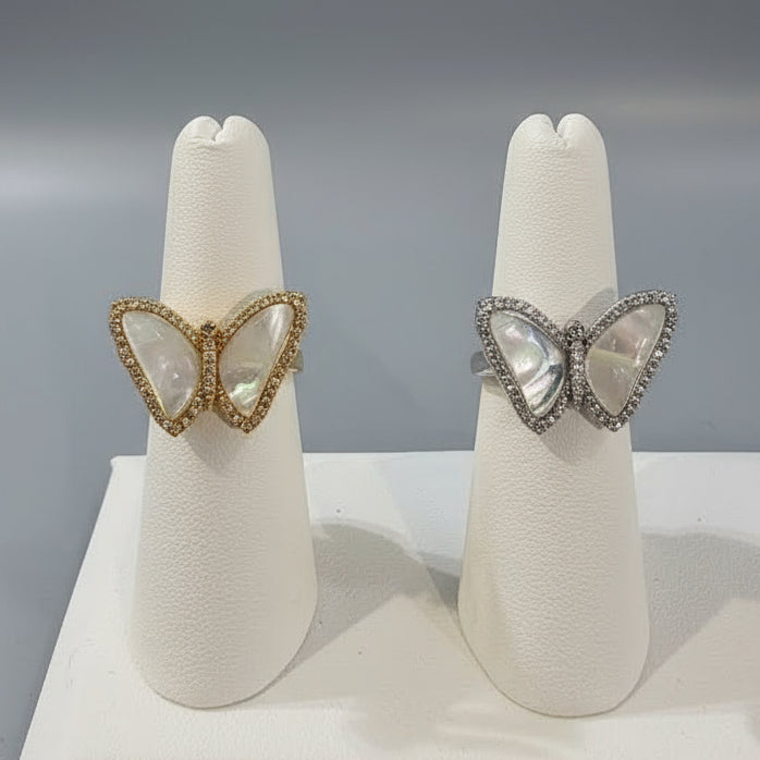 BUTTERFLY CZ RINGS
