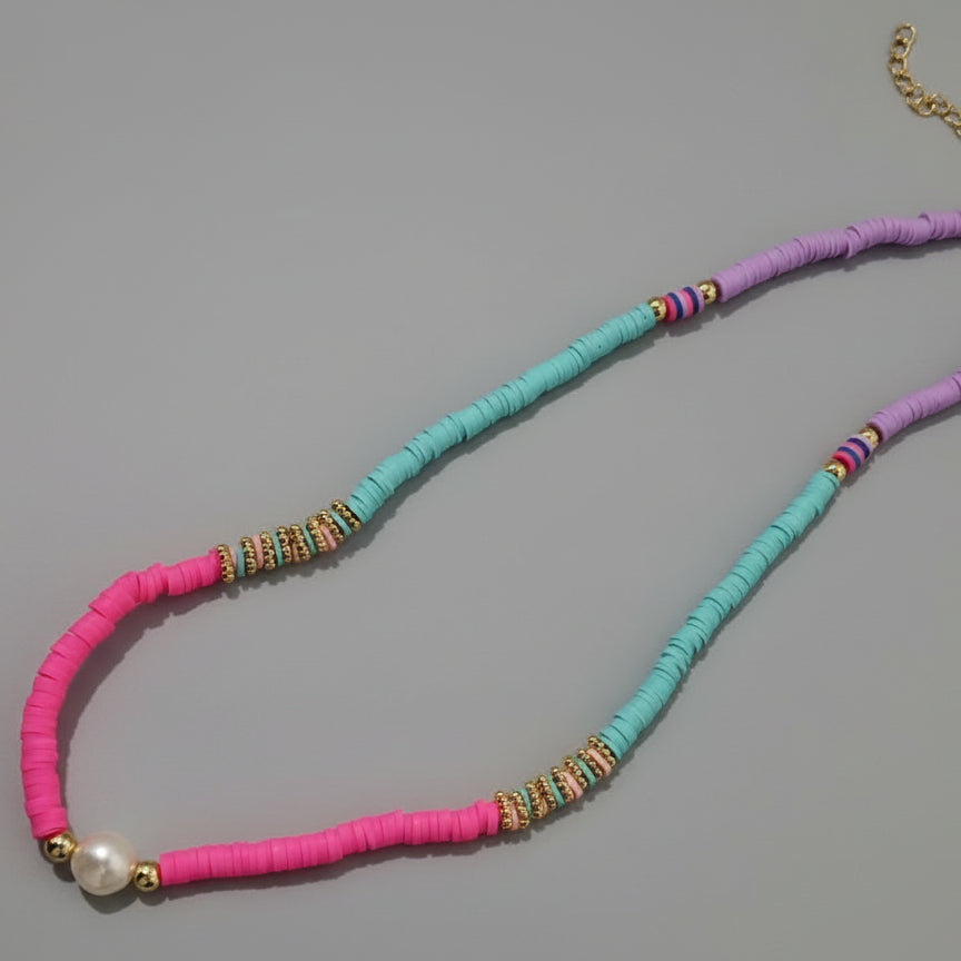 MULTI COLOR HEISCHI BEADS NECKLACE