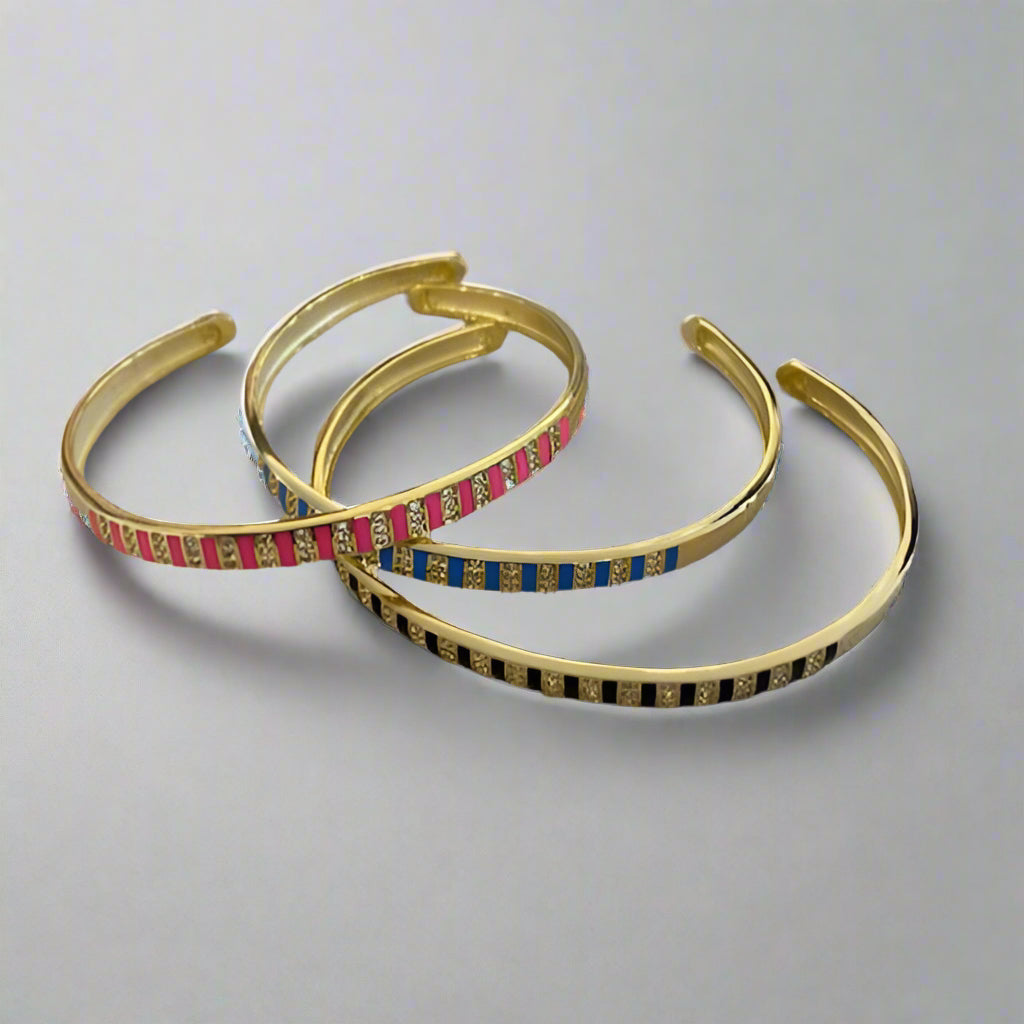 ENAMEL SKINNY CUFF