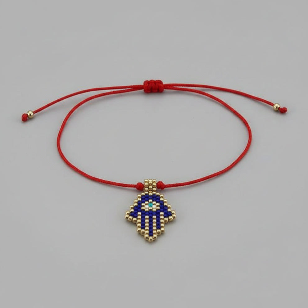 HAMSA RED STRING ANKLET