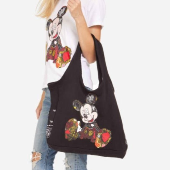 FATIMA PATCHWORK MICKEY BAG