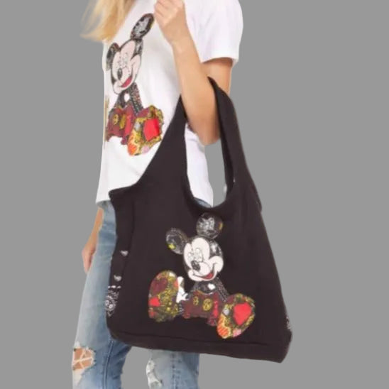 FATIMA PATCHWORK MICKEY BAG
