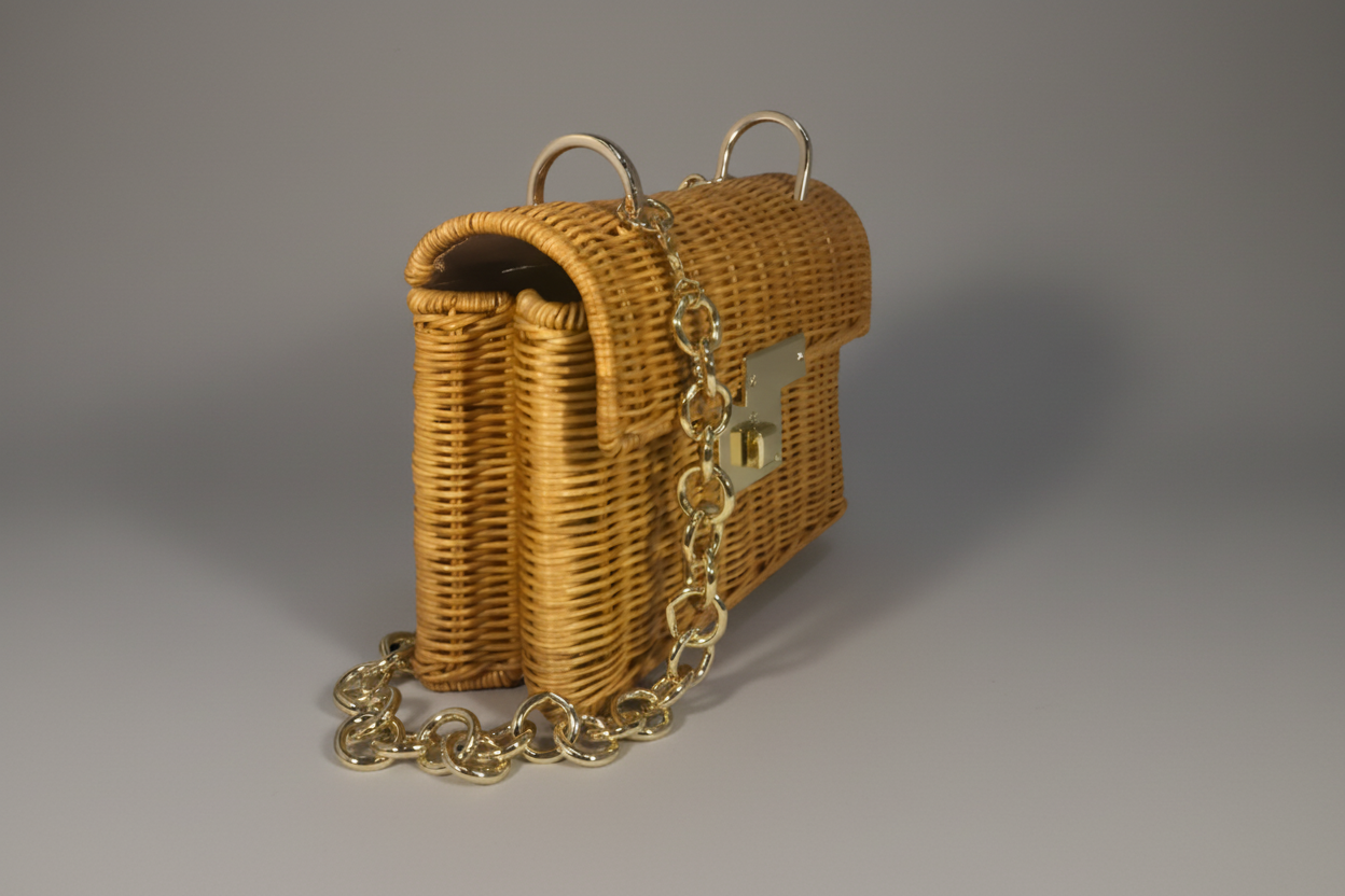 BABY GABRIELA WICKER BAG