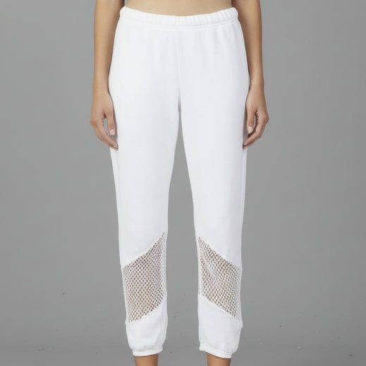LANDY WHITE MESH PANT