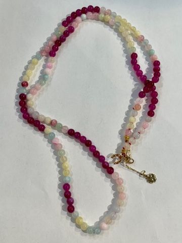 BEADED JASPER NECKLACE