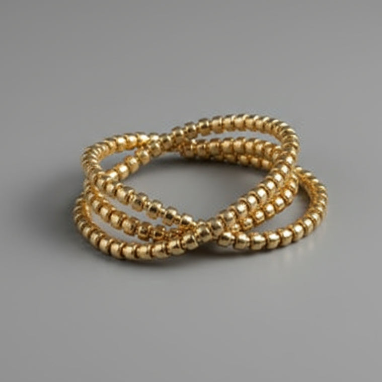 GOLD BEADS BRACELET