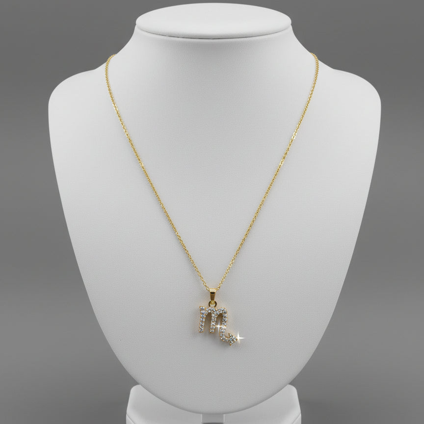 SCORPIO GOLD NECKLACE