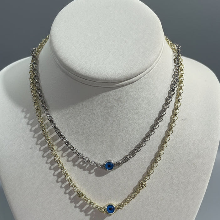 EVIL EYE CHAIN NECKLACE