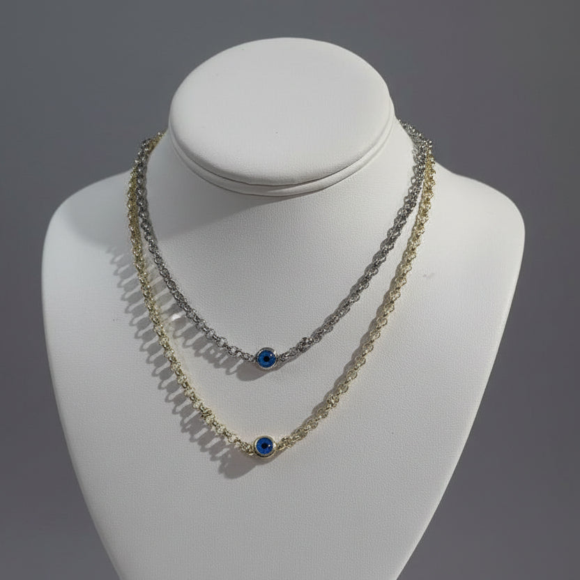 EVIL EYE CHAIN NECKLACE