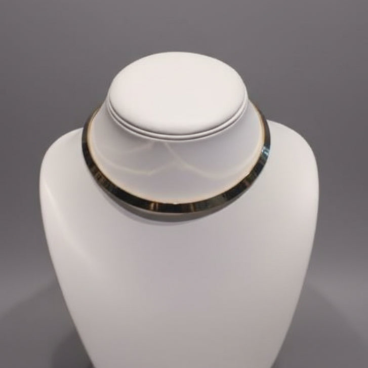 YELLOW GOLD 14KT COLLAR NECKLACE