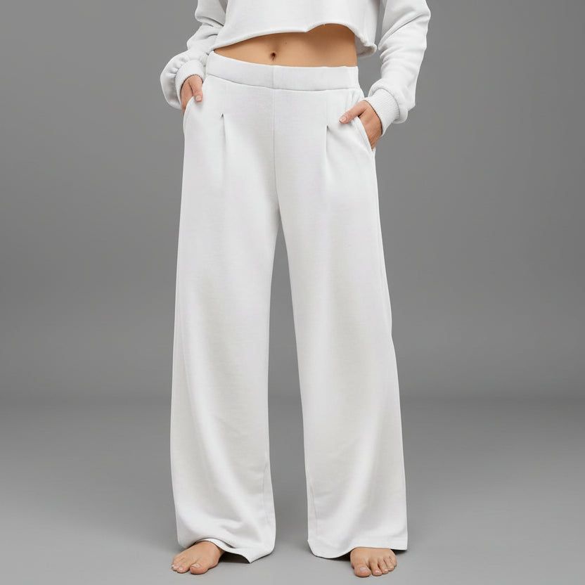 WHITE PANTS W/POCKET