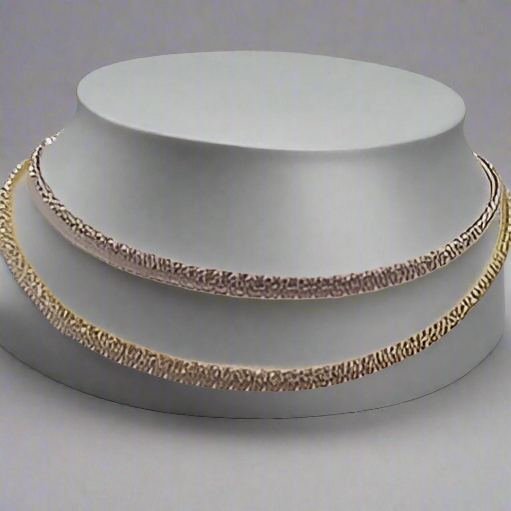 GOLD PLATE CZ NECKLACE