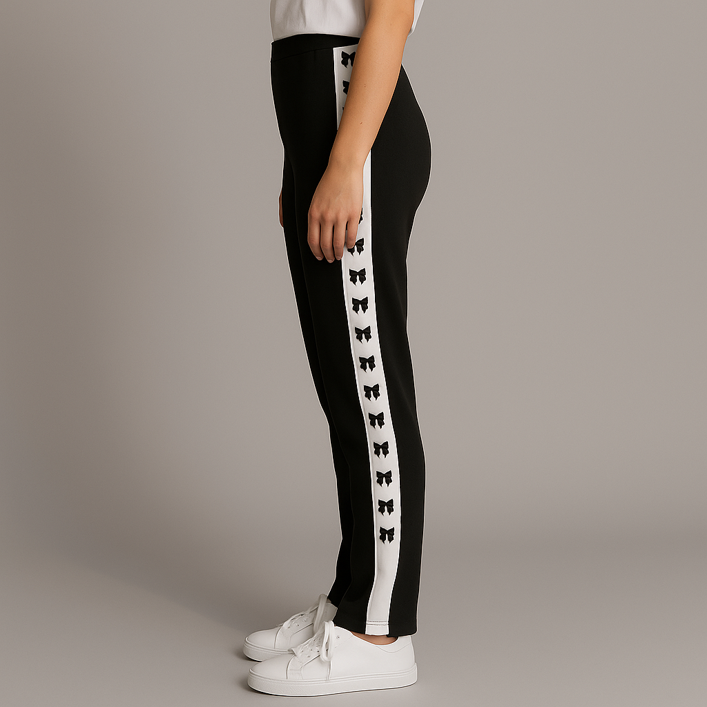 PUFFY BOW SWEATPANTS