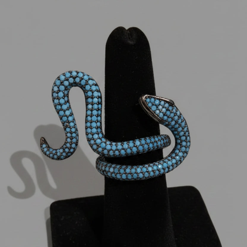 TURQUOISE SNAKE RING