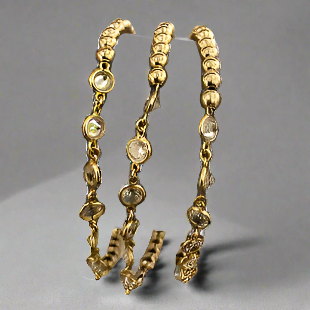 CZ CHAIN BEAD BRACELET