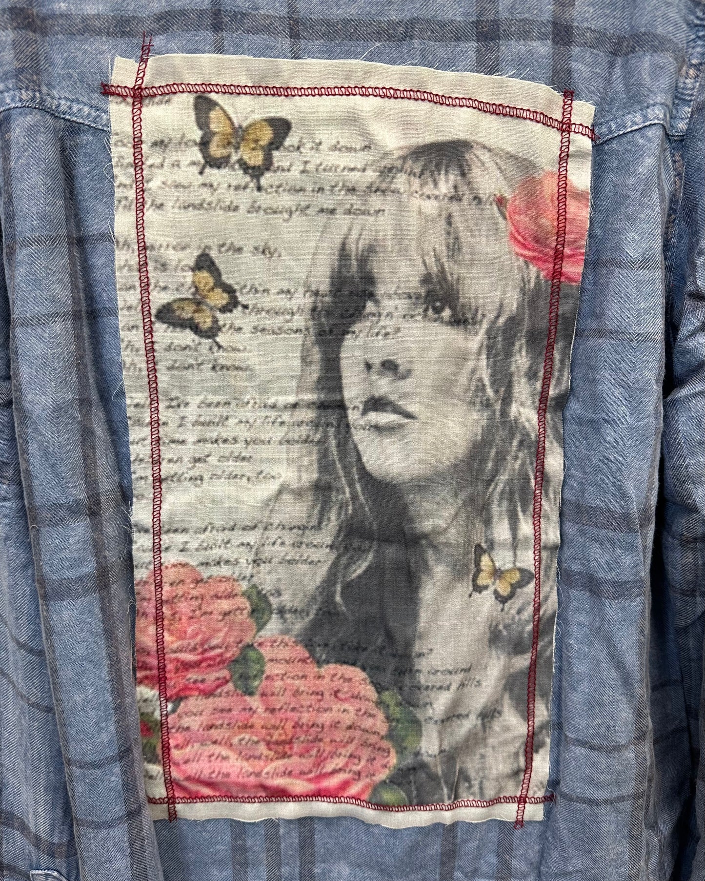 BLUE NU VINTAGE SHIRT S.NICKS