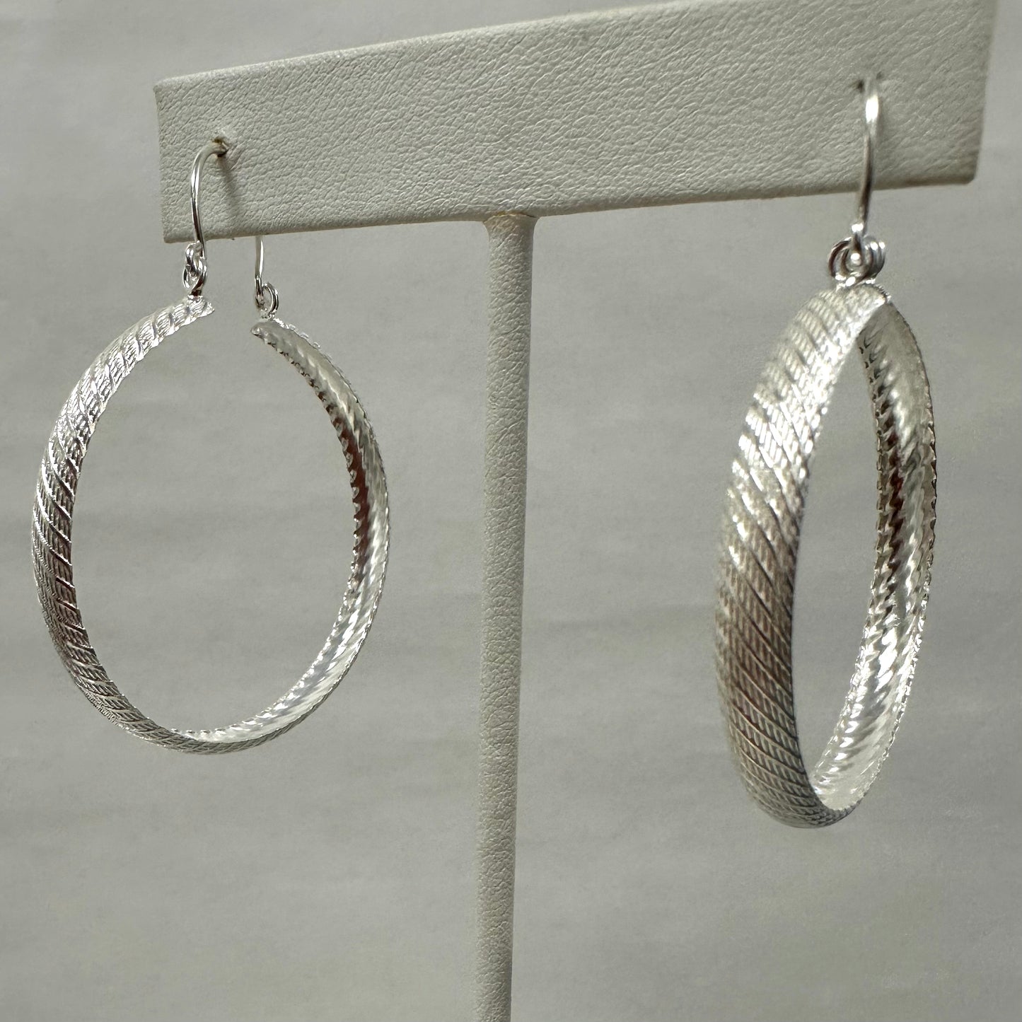 STERLING ROPE HOOPS