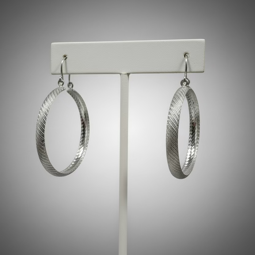 STERLING ROPE HOOPS