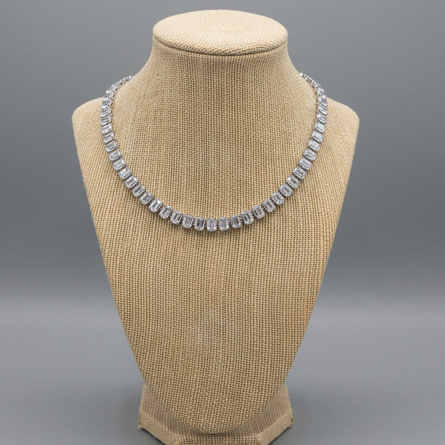 CLASSIC CZ CRYSTAL TENNIS NECKLACE