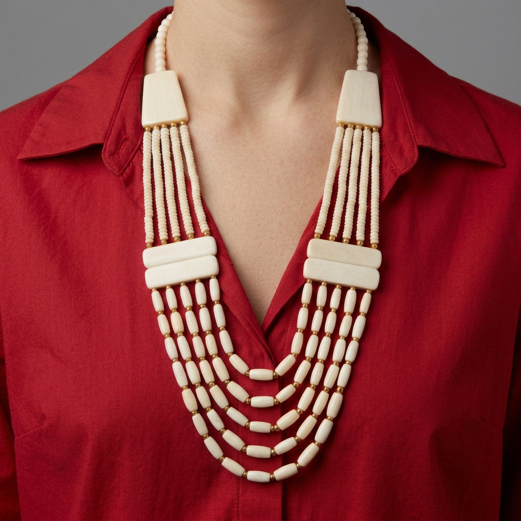 GOLDEN IVORY NECKLACE