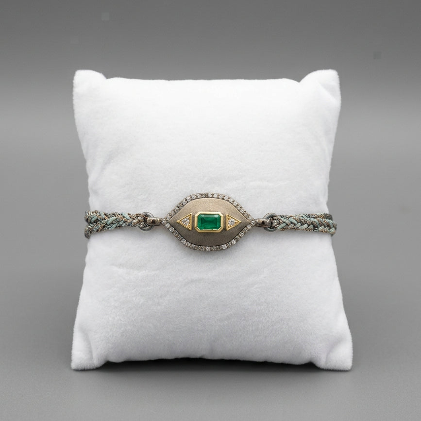 EMERALD TEXTURED BRACELET