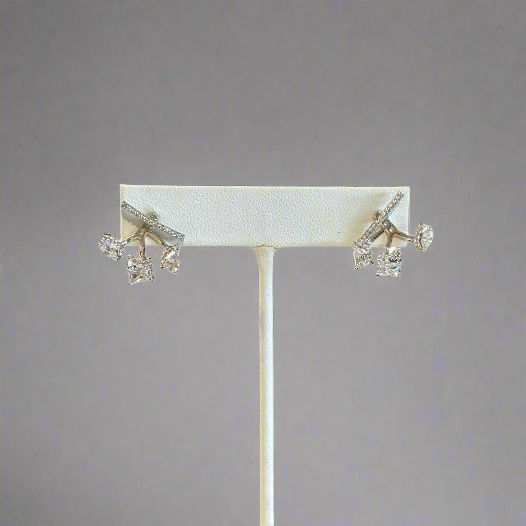 CRYSTAL CZ EARRINGS