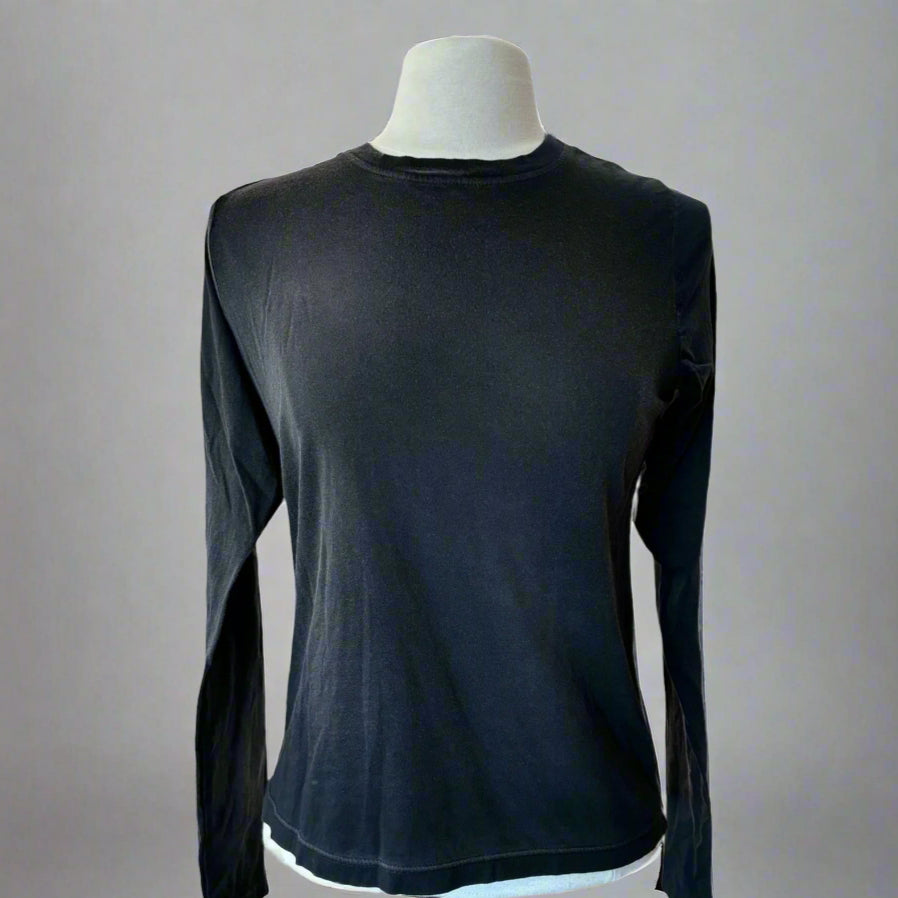 BLACK LONG SLEEVE TOP