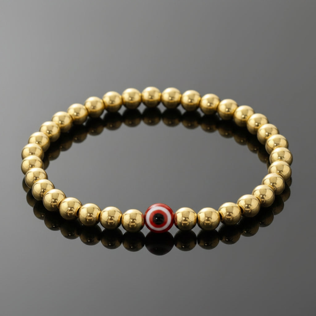 GOLD EVIL EYE BRACELET