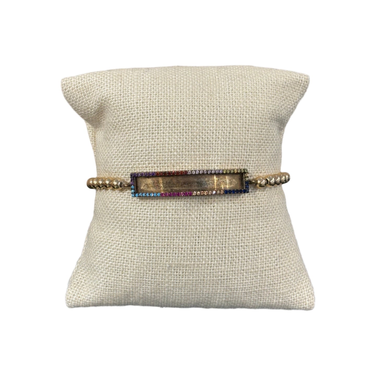 MULTICOLOR PLATE BRACELET