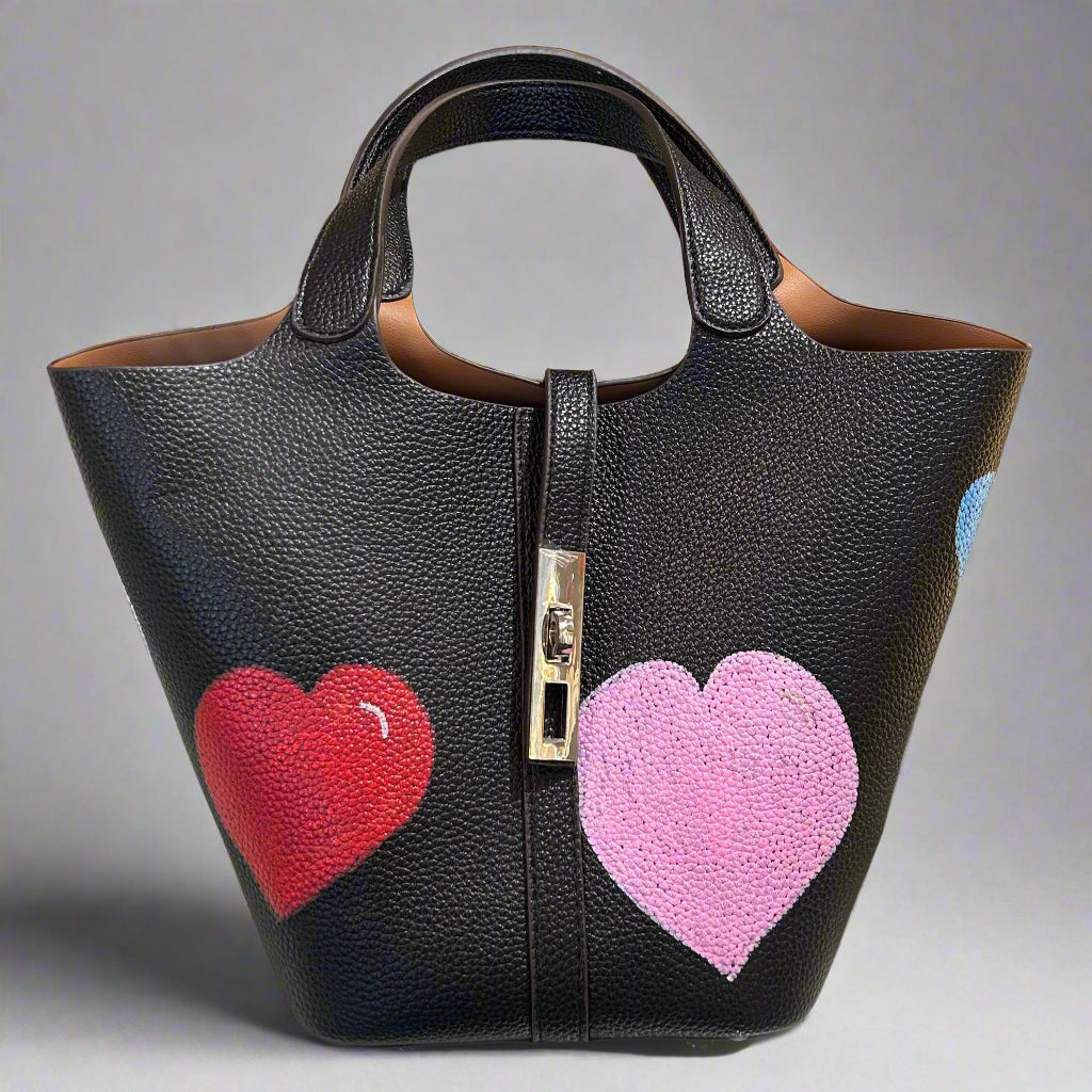 RAINBOW HEART SNOOPY BAG