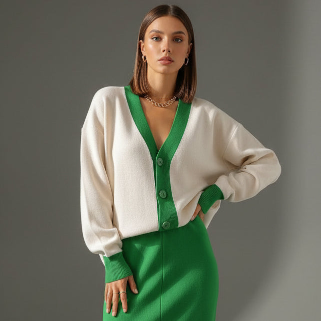 LIME GREEN CARDIGAN