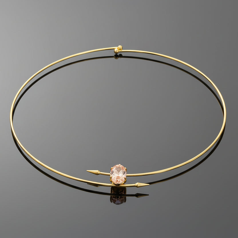 CZ GOLD DIPPED CHOKER