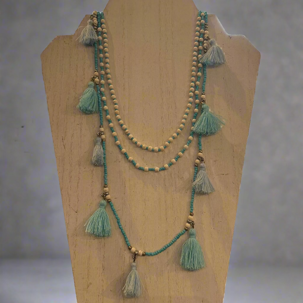 LAYERED TURQUOISE NECKLACE
