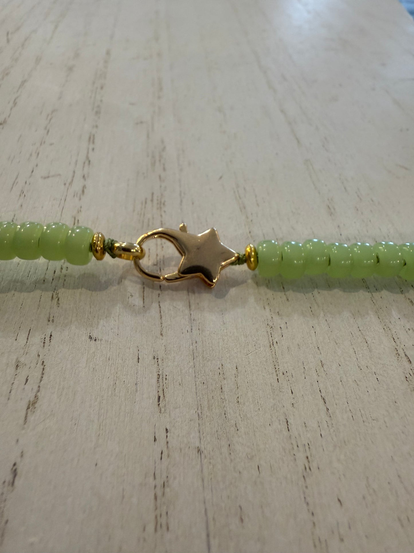 PERIDOT BEADED NECKLACE