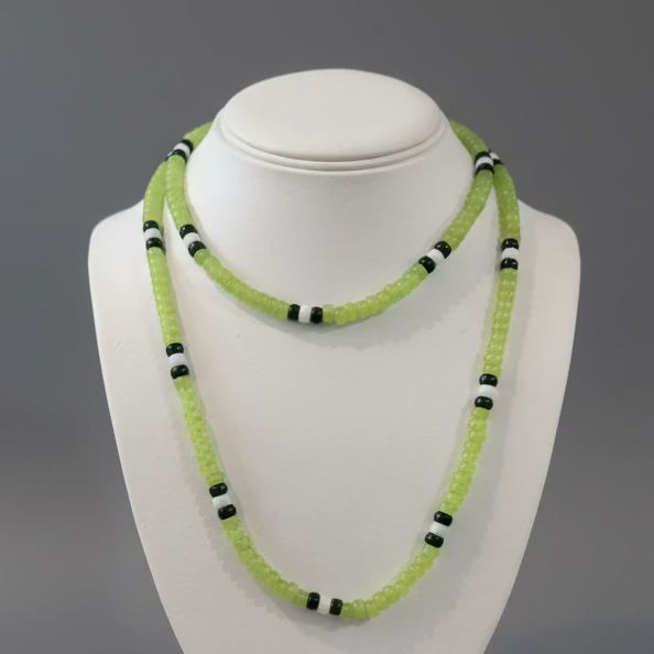 PERIDOT BEADED NECKLACE