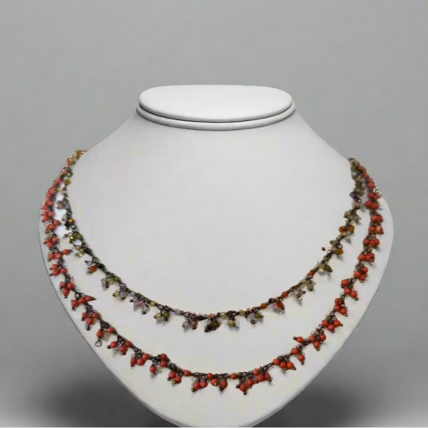 DAINTY CORAL NECKLACE