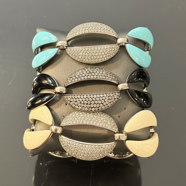 ITALIAN STATEMENT ENAMEL BRACELET