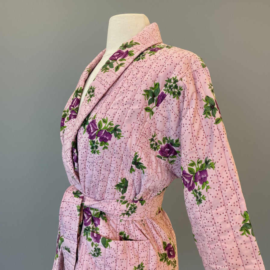 ROSE QUILTED KIMONO