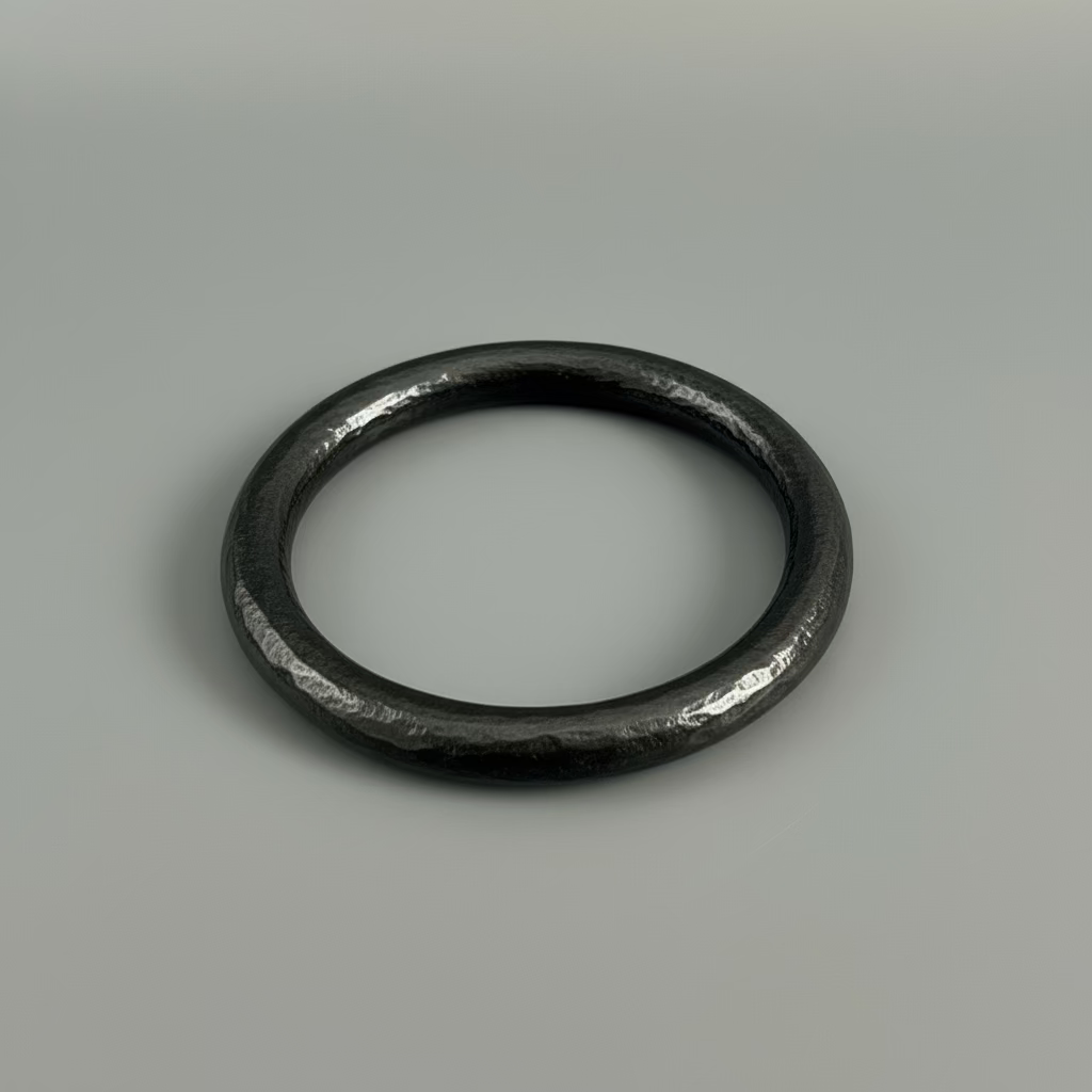 BLACK HAMMERED BANGLE