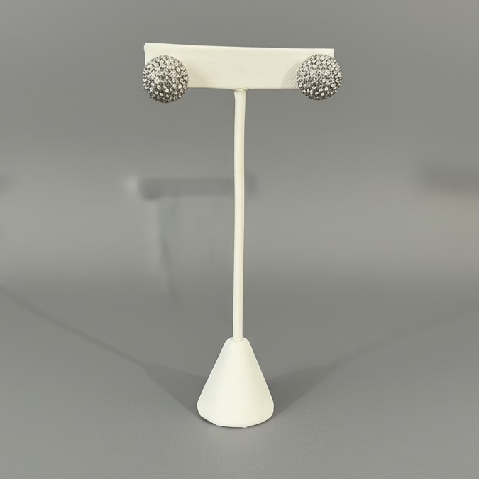 LARGE PAVE EARRINGS