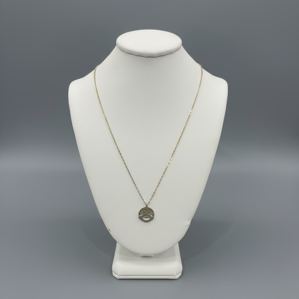 LAUGHING FACE DIAMOND NECKLACE