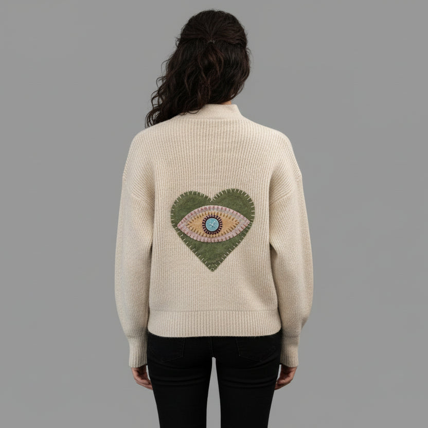 PATCH WORK CARDIGAN