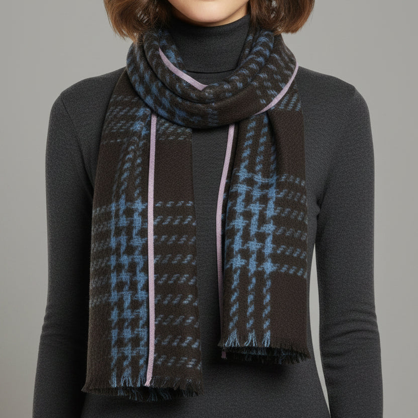 TWEED CHECK SCARF
