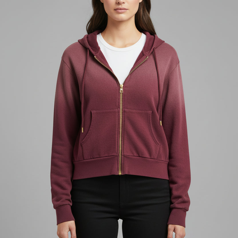 BOWMAN CROP ZIP UP