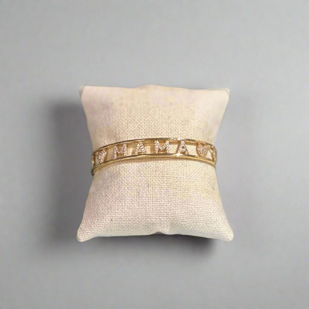 MAMA CUFF CZ/BRASS