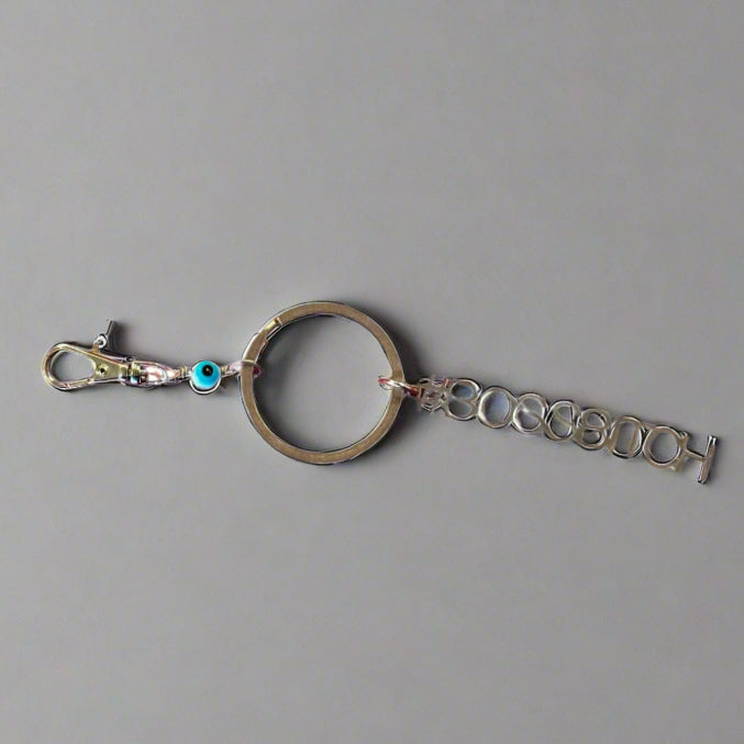#BOSSBITCH KEYCHAIN EVIL EYE