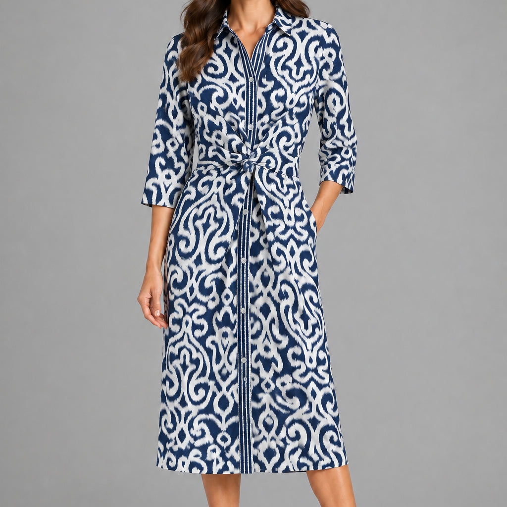 TWIST & SHOUT ARABESQUE DRESS