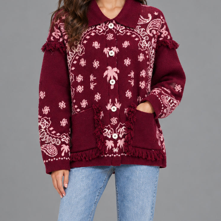 ROSALIE FRINGE CARDIGAN